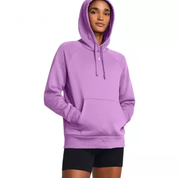 Under Armour Rival Fleece kapuce vīriešiem, violeta 1379500 560 M