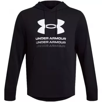 Under Armour vīriešu UA Rival Terry Graphic Hoodie melns