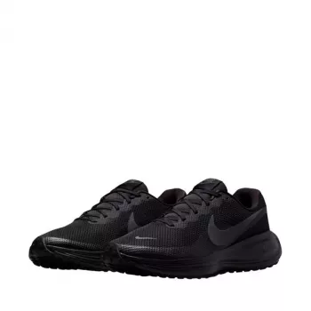 Nike Revolution 8 vīriešu skriešanas apavi ceļam - Melns/Balts/Tumši pelēks - 40. izmērs