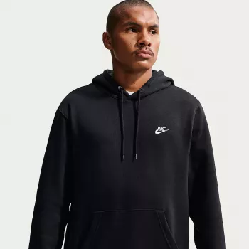 Nike Club Fleece vīriešu pullover kapuce Black FN3859 010, izmērs S