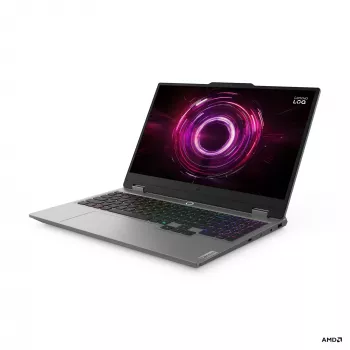 Lenovo LOQ 15AHP10 15,6 collu FHD 144Hz G-SYNC spēļu klēpjdators - AMD Ryzen 5 8640HS, 32GB DDR5, 512GB SSD, NVIDIA GeForce RTX 5050, Windows 11 Home - Melns