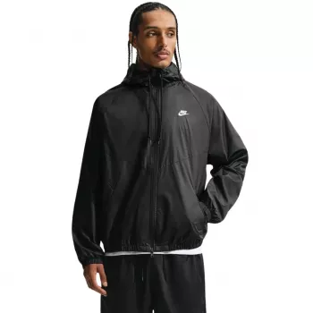 Nike vīriešu Windrunner melna pilna rāvējslēdzēja vējjaka HV8369 010, M izmērs