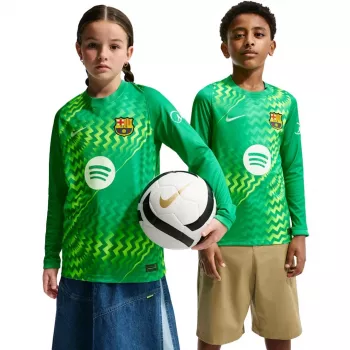 Nike FC Barcelona Stadium Vārtsarga Bērnu Futbola Krekls 2026/27 Green II3610 324 XL