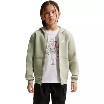 Nike Sportswear Club Fleece bērnu sporta džemperis gaiši zaļš FD3004-304 M