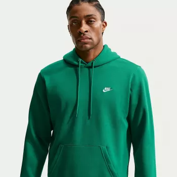 Nike Club Fleece vīriešu kapuce Malahītzaļa, S izmērs