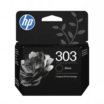 HP 303 melnā oriģinālā tintes kasetne