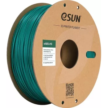ESUN eABS+HS 1,75 mm zaļš 1 kg – ātrgaitas ABS+ FDM 3D printeriem