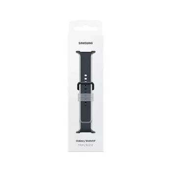 Samsung Misty Band (M/L) Galaxy Watch9 (Watch8) melna fluoroelastoma siksniņa