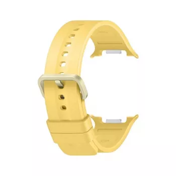 Samsung Sport Band S/M Galaxy Watch9 (Watch8) — dzeltens fluoroelastomēra siksniņa