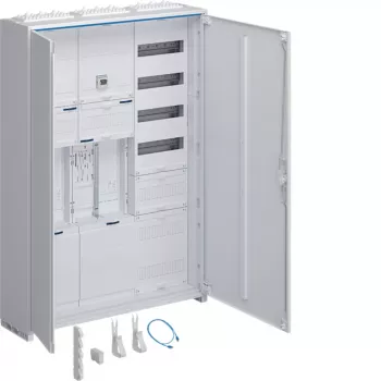 Hager ZB33ET225W1T universālais Z sadales skapis ar mēraparātu paneli, BKE-I, APZ un VT5, 1100mm augstums