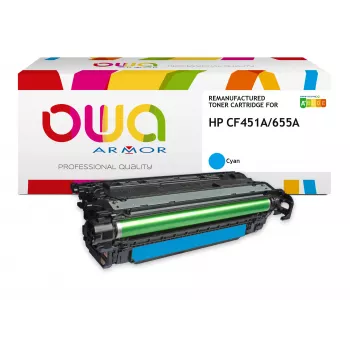 ARMOR OWA saderīga tonera kasetne HP CF451A ciāna (10 500 lapas)