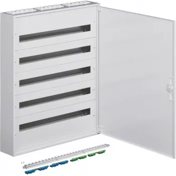 Hager FW536WT Virsmas montāžas sadales skapis, 5 rindas, 180 moduļi, IP40, balts