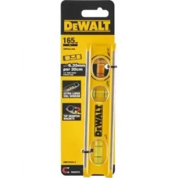 DEWALT Torpedo līmenis plakans 165 mm