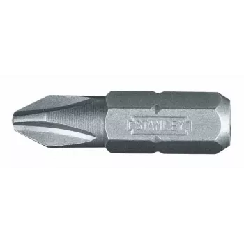 STANLEY 1/4 inch PH2 x 25mm uzgalis - 100 gab.
