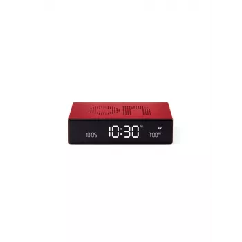 Lexon Flip Premium divpusējs modinātājpulkstenis sarkans LR152R