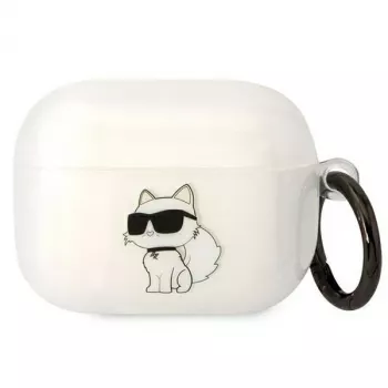 Karl Lagerfeld KLAPHNCHTCT AirPods Pro vāciņš Caurspīdīgs Ikonik Choupette