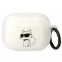 Karl Lagerfeld KLAPHNCHTCT AirPods Pro vāciņš Caurspīdīgs Ikonik Choupette