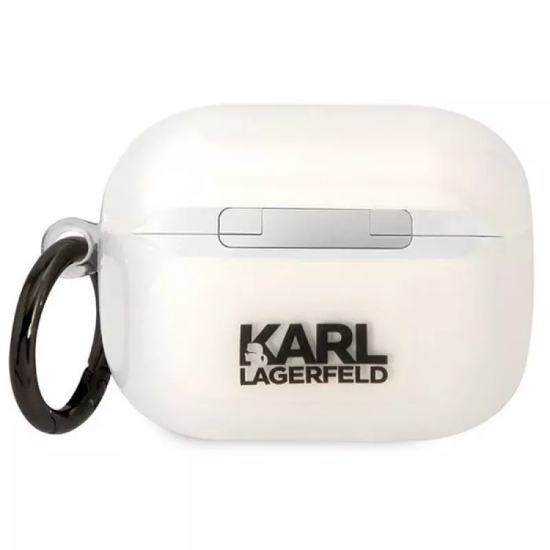 Karl Lagerfeld KLAPHNCHTCT AirPods Pro vāciņš Caurspīdīgs Ikonik Choupette