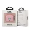 Karl Lagerfeld KLA3UKHGP Glitter Karl's Head AirPods 3 maciņš - Rozā
