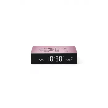 Lexon Flip Premium digitālais modinātājpulkstenis gaiši rozā krāsā LR152LP