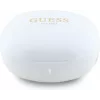GUESS Flat Classic Logo Electroplated True Wireless austiņas, baltas