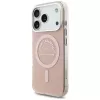 Karl Lagerfeld IML Karl RSG Logo MagSafe apvalks iPhone 17 Pro, rozā