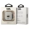 Karl Lagerfeld KLA2HNIKTCT Caurspīdīgs AirPods 1/2 maciņš ar Karla galvas dizainu