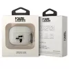 Karl Lagerfeld KLA3HNKCTGT AirPods 3 vāciņš caurspīdīgs ar mirdzumu Karl & Choupette