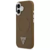 GUESS Triangle Logo MagSafe maciņš iPhone 17 - brūns
