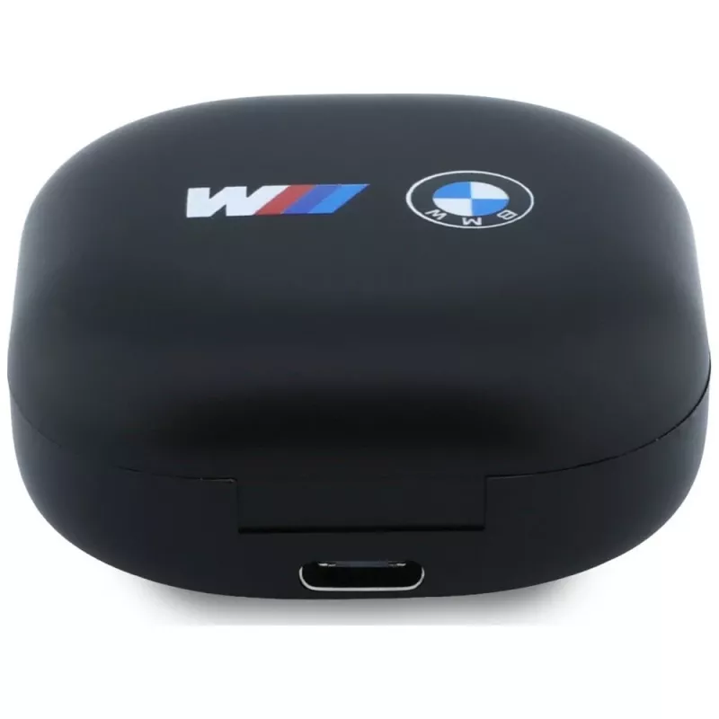 BMW TWS Bluetooth austiņas ar ENC un drukātu logotipu - Melna