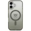 GUESS IML Gradient Triangle Logo MagSafe maciņš iPhone 17 – Khaki