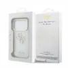 GUESS 4G Script Metal aizsargmaciņa iPhone 18 Pro Max / 17 Pro Max - balta