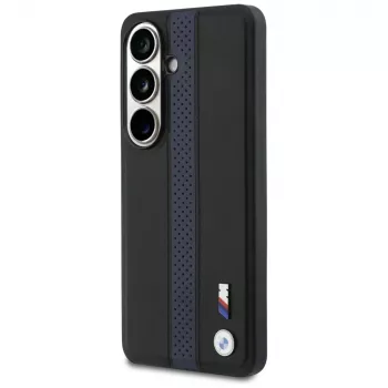 BMW Perforated Stripe Logo MagSafe vāciņš Samsung Galaxy S26 - Zils