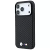 BMW M Carbon Metal Logo MagSafe Maciņš iPhone 18 Pro / 17 Pro – Melns