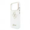 GUESS IML 4G Script Metal MagSafe vāciņš iPhone 18 Pro / 17 Pro, balts