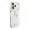 GUESS IML 4G Script Metal MagSafe vāciņš iPhone 18 Pro / 17 Pro, balts