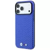 BMW M Carbon Metal Logo MagSafe maciņš iPhone 18 Pro / 17 Pro - Zils