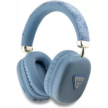 GUESS 4G Triangle Logo bezvadu austiņas (over-ear) Bluetooth 5.3, zilas