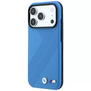 BMW M Tire Track Metal Logo MagSafe vāciņš iPhone 18 Pro / 17 Pro - zils