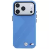BMW M Tire Track Metal Logo MagSafe vāciņš iPhone 18 Pro / 17 Pro - zils
