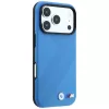 BMW M Tire Track Metal Logo MagSafe vāciņš iPhone 18 Pro / 17 Pro - zils