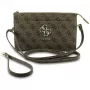 Guess Phone Pouch 4G Big Logo - Brūna Crossbody soma ar karšu slotiņām