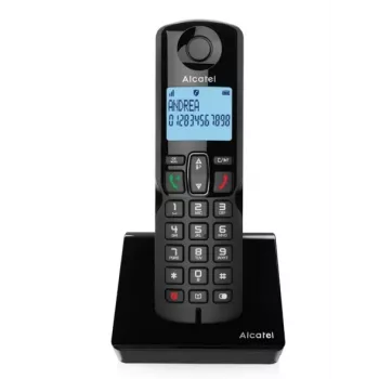 Alcatel S280 DECT bezvadu telefons - Melns