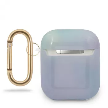 GUESS GUACA2TPUMCGC02 AirPods 1/2 vāciņš Blue Tie & Dye kolekcija