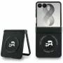 Karl Lagerfeld Karl & Choupette Pins Macīgais vāciņš Samsung Galaxy Z Flip8 - Melns