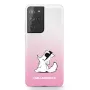 Karl Lagerfeld KLHCS21LCFNRCPI S21 Ultra cietais maciņš Pink Choupette Fun