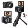 AgfaPhoto VLG-4K Vlog komplekts ar 24MP 4K kameru un tālvadības pulti