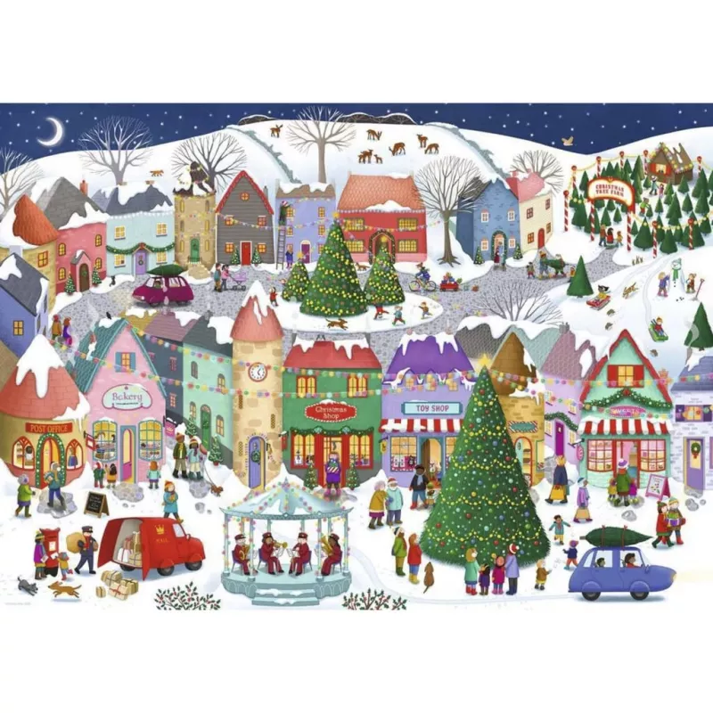 Ravensburger Puzzle Enchanted Christmas Town (1000 gab.)