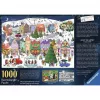 Ravensburger Puzzle Enchanted Christmas Town (1000 gab.)