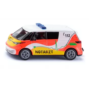 SIKU Blister VW ID. Buzz Ātrās palīdzības auto 1:64 mēroga metāla modelis
